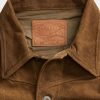 Braune Ralph Lauren Roughout Wildlederjacken für Herren