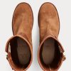 Braune Ralph Lauren Roughout Wildlederstiefel für Herren Braune Ralph Lauren Roughout Wildlederstiefel für Herren