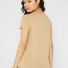 Braune Ralph Lauren Rundhals-Grafik-T-Shirts für Damen Braune Ralph Lauren Rundhals-Grafik-T-Shirts für Damen
