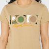 Braune Ralph Lauren Rundhals-Grafik-T-Shirts für Damen Braune Ralph Lauren Rundhals-Grafik-T-Shirts für Damen