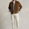 Braune Ralph Lauren Stretch Cord Trucker Jacken für Herren Braune Ralph Lauren Stretch Cord Trucker Jacken für Herren