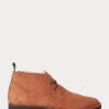 Braune Ralph Lauren Talan Chukka-Stiefel aus Wildleder für Herren