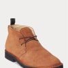 Braune Ralph Lauren Talan Chukka-Stiefel aus Wildleder für Herren