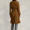 Braune Ralph Lauren Wildledermäntel für Damen Braune Ralph Lauren Wildledermäntel für Damen
