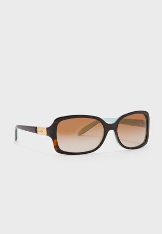 Braune rechteckige Sonnenbrille Ralph Lauren 0Ra5130 für Damen