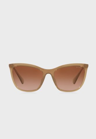Braune rechteckige Sonnenbrille Ralph Lauren 0Ra5289 für Damen