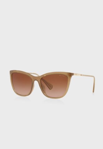 Braune rechteckige Sonnenbrille Ralph Lauren 0Ra5289 für Damen