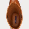 Braune Reitstiefel „Sallen“ aus Kalbsleder für Damen von Ralph Lauren Braune Reitstiefel „Sallen“ aus Kalbsleder für Damen von Ralph Lauren
