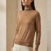 Braune Rollkragenpullover aus Kaschmir von Ralph Lauren für Damen Braune Rollkragenpullover aus Kaschmir von Ralph Lauren für Damen