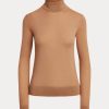 Braune Rollkragenpullover aus Kaschmir von Ralph Lauren für Damen Braune Rollkragenpullover aus Kaschmir von Ralph Lauren für Damen