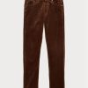 Braune Slim Fit Stretch-Samtjeans für Herren von Ralph Lauren Braune Slim Fit Stretch-Samtjeans für Herren von Ralph Lauren