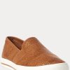 Braune Slip-On-Sneakers „Jinny“ von Ralph Lauren für Damen Braune Slip-On-Sneakers „Jinny“ von Ralph Lauren für Damen