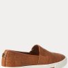 Braune Slip-On-Sneakers „Jinny“ von Ralph Lauren für Damen Braune Slip-On-Sneakers „Jinny“ von Ralph Lauren für Damen
