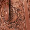 Braune Tragetaschen aus handgefertigtem Leder von Ralph Lauren für Damen Braune Tragetaschen aus handgefertigtem Leder von Ralph Lauren für Damen