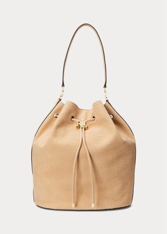 Buff Damen Ralph Lauren Nubuck Große Andie Handtasche