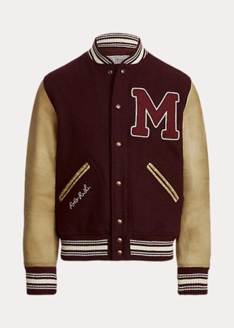 Burgunderrote Jacken für Herren aus der Ralph Lauren The Morehouse Collection