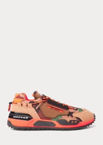 Camo / Braune Ralph Lauren PS200 Sneakers für Herren