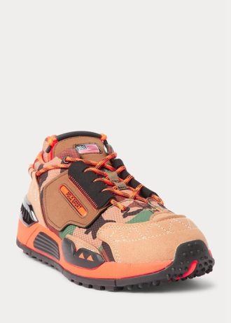 Camo / Braune Ralph Lauren PS200 Sneakers für Herren