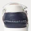 Creme / Marineblau Ralph Lauren Merton Zweifarbige Freizeitschuhe aus Leder für Herren Creme / Marineblau Ralph Lauren Merton Zweifarbige Freizeitschuhe aus Leder für Herren