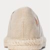 Cremefarbene Espadrilles „Cevio“ aus gewaschenem Canvas von Ralph Lauren für Herren Cremefarbene Espadrilles „Cevio“ aus gewaschenem Canvas von Ralph Lauren für Herren