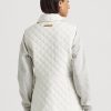 Cremefarbene Weste mit Rautensteppung für Damen von Ralph Lauren
