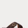 Dunkelbraune Herren-Hausschuhe „Welington“ aus Kalbsleder von Ralph Lauren Dunkelbraune Herren-Hausschuhe „Welington“ aus Kalbsleder von Ralph Lauren
