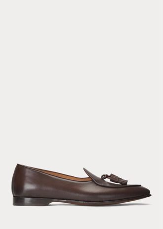 Dunkelbraune Herrenschuhe aus Kalbsleder von Ralph Lauren
