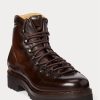Dunkelbraune Ralph Lauren Darrow Kalbslederstiefel für Herren Dunkelbraune Ralph Lauren Darrow Kalbslederstiefel für Herren