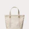 Ecru Multi Damen Ralph Lauren Canvas Kleine New Orleans Polo Bear Tragetaschen Ecru Multi Damen Ralph Lauren Canvas Kleine New Orleans Polo Bear Tragetaschen