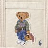 Ecru Multi Damen Ralph Lauren Canvas Kleine New Orleans Polo Bear Tragetaschen Ecru Multi Damen Ralph Lauren Canvas Kleine New Orleans Polo Bear Tragetaschen