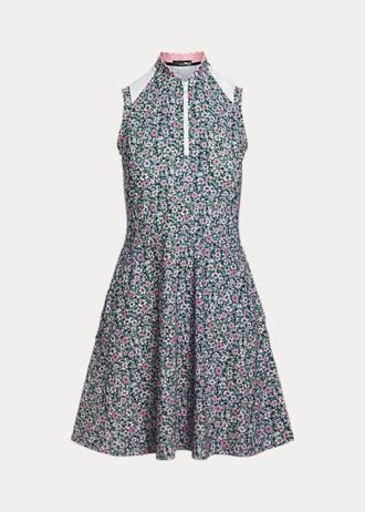 Flower Damen Ralph Lauren Floral Hybrid Mesh & Jersey Kleid