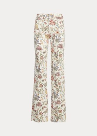 Flower Damen Ralph Lauren Jenn Flare Jeans mit Blumendruck