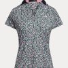Flower Poloshirts aus Jersey im Tailored Fit von Ralph Lauren für Damen Flower Poloshirts aus Jersey im Tailored Fit von Ralph Lauren für Damen