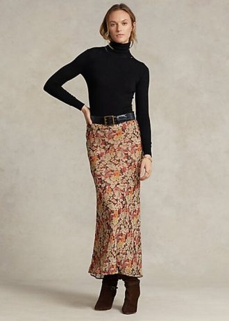 Flower Ralph Lauren Georgette-Röcke mit Blumenmuster für Damen