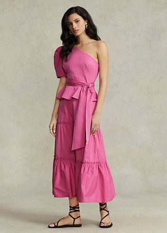 Fuchsiafarbene A-Linien-Röcke aus Baumwolle von Ralph Lauren für Damen