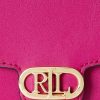 Fuschia Berry Damen Ralph Lauren Leder Medium Adair Umhängetaschen Fuschia Berry Damen Ralph Lauren Leder Medium Adair Umhängetaschen