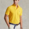 Gelbe Poloshirts aus Mesh im Slim Fit von Ralph Lauren für Herren Gelbe Poloshirts aus Mesh im Slim Fit von Ralph Lauren für Herren