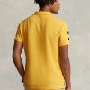 Gelbe Poloshirts aus Mesh mit klassischer Passform von Ralph Lauren für Herren