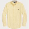 Gelbe Ralph Lauren Slim Fit Oxford-Hemden für Herren Gelbe Ralph Lauren Slim Fit Oxford-Hemden für Herren