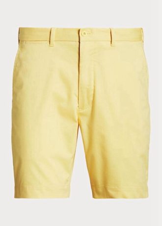 Gelbe Ralph Lauren Tailored Fit Stretch-Twill-Shorts für Herren