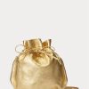 Goldene Ralph Lauren The Pony Handtasche für Damen
