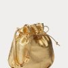 Goldene Ralph Lauren The Pony Handtasche für Damen