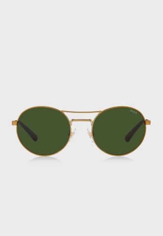 Goldene runde Sonnenbrille 0Ph3142 für Herren von Ralph Lauren