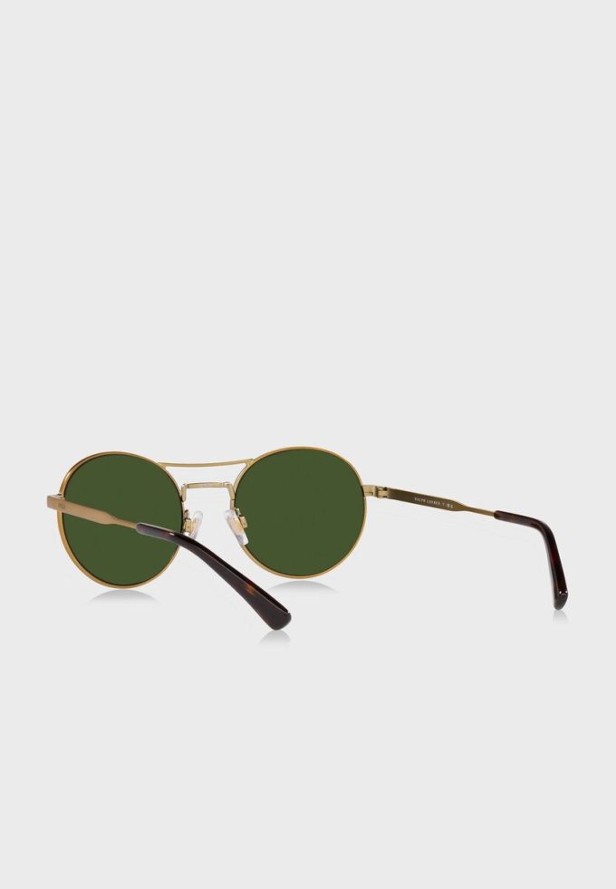Goldene runde Sonnenbrille 0Ph3142 für Herren von Ralph Lauren