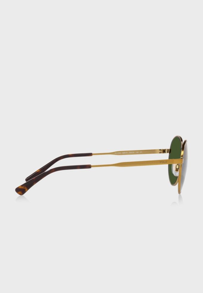 Goldene runde Sonnenbrille 0Ph3142 für Herren von Ralph Lauren