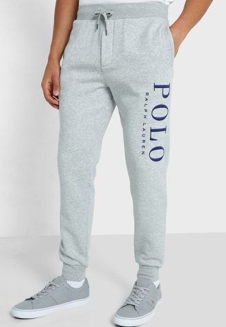 Graue Jogginghose mit Ralph Lauren-Logo für Herren