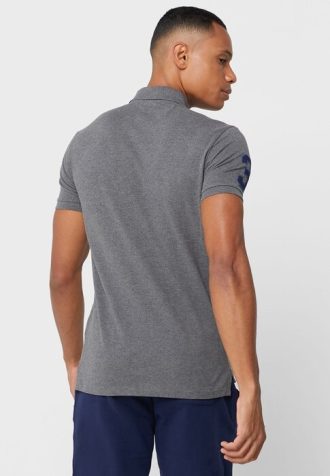 Graue Poloshirts mit gesticktem Logo von Ralph Lauren für Herren Graue Poloshirts mit gesticktem Logo von Ralph Lauren für Herren