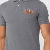 Graue Poloshirts mit gesticktem Logo von Ralph Lauren für Herren