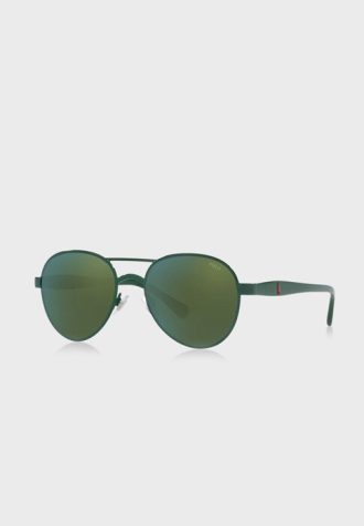 Graue Ralph Lauren 0Ph3141 Pilotensonnenbrille für Herren