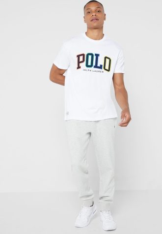 Graue Ralph Lauren Essential Jogginghose für Herren